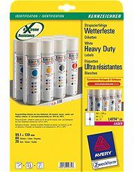 2040483 Avery L7063 Avery polyesterlabel 99,1x38,1 L7063 (25)